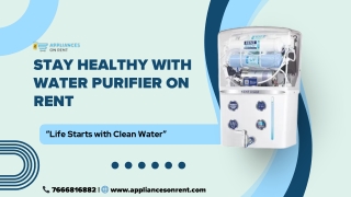 Water Purifier on Rent in Pune | RO Water Purifier on Rent Near Me
