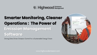 Smarter Monitoring, Cleaner Operations The Power of Emission Management Software