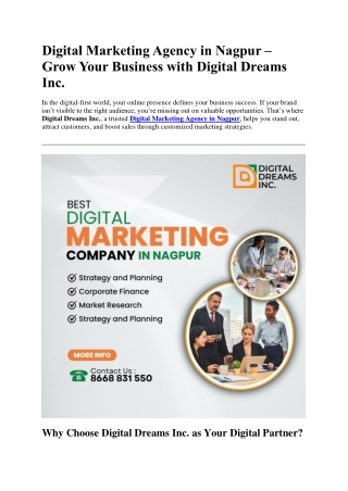 Digital Marketing Agency in Nagpur