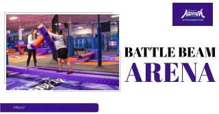 Unleash Your Inner Champion at the Battle Beam Arena in Altitude Trampoline Park