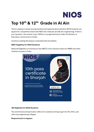Top Nios in dubai