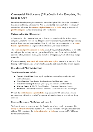 Commercial Pilot License (CPL) Cost in India_ Everything You Need to Know (1)