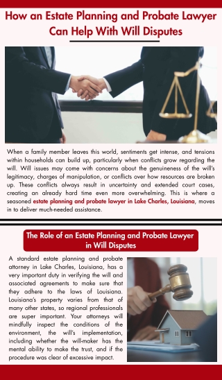 How an Estate Planning and Probate Lawyer Can Help With Will Disputes