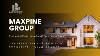 Plots in Jewar Airport City by Maxpine Group – Your Gateway to Premium Living