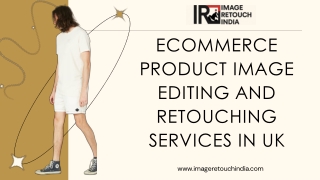 ecommerce product image editing and retouching services in UK