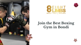 Join the Best Boxing Gym in Bondi