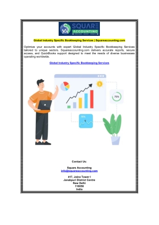 Global Industry Specific Bookkeeping Services | Squareaccounting.com