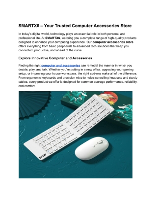 Your Trusted Computer Accessories Store