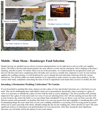 What To Get Out Of Your Wedding Menu Tasting