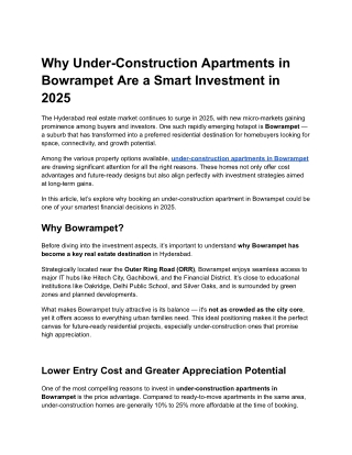 under construction flats in hyderabad