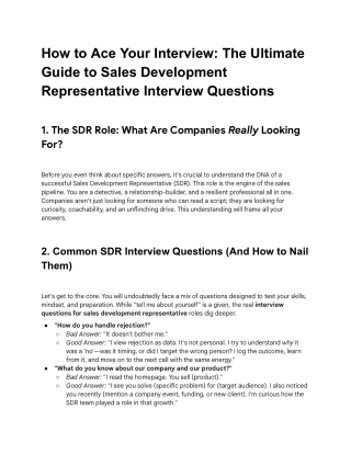 How to Ace Your Interview_ The Ultimate Guide to Sales Development Representative Interview Questions
