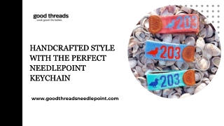 Handcrafted Elegance: The Art of Needlepoint Keychains