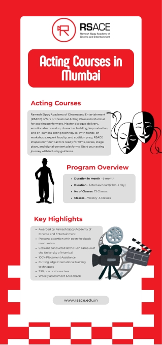 RSACE - Acting Courses in Mumbai