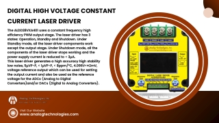 Digital High Voltage Constant Current Laser Driver