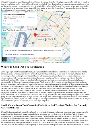 Best Wrongful Termination Attorneys No Cost Unless You Get Paid!