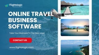 Online Travel Business Software