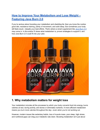 ☕ Java Burn 2.0 – The Ultimate Coffee Weight Loss Formula for Faster Fat Burning