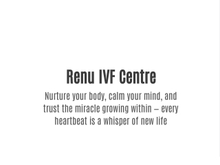 Renu IVF Centre
