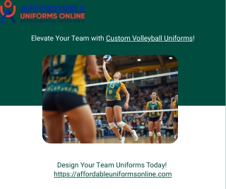 Elevate Your Team with Custom Volleyball Uniforms!