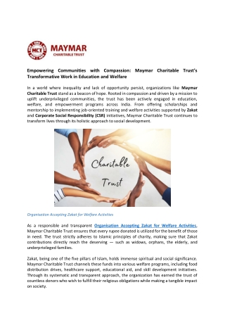 Empowering Communities with Compassion