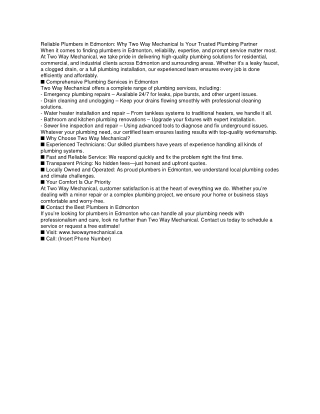 two_way_mechanical_plumbers_in_edmonton