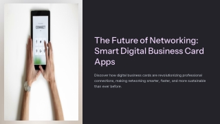 Digital Business Card App