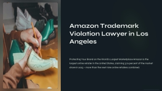 Amazon trademark violation lawyer los angeles