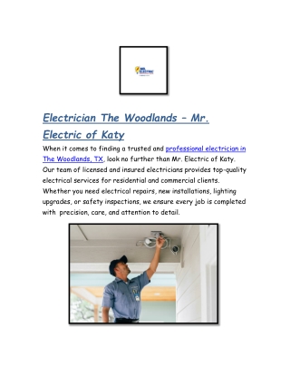 Electrician_The_Woodlands_Mr_Electric_of_Katy