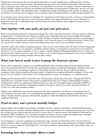 Divorce Lawyer Arlington VA: What to Bring to Your Consultation with The Irving