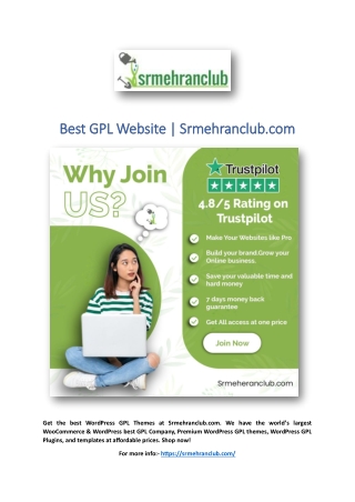 Best GPL Website | Srmehranclub.com