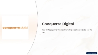 Conquerra Digital — Your Growth-Driven Digital Marketing Agency in Dubai