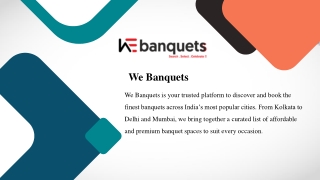 Wedding Banquets in Kolkata