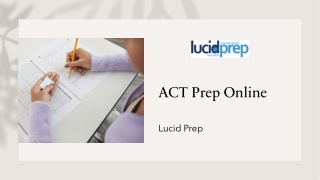 ACT Prep Online