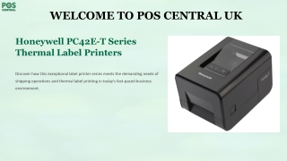 Honeywell PC42E-T Series Thermal Label Printers