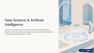 6 Months Data Science Course in Chennai