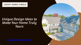 Unique Design Ideas to Make Your Home Truly Yours-Custom Homes Building & Remodeling