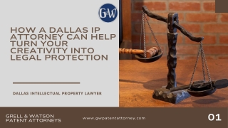 How a Dallas IP Attorney Can Help Turn Your Creativity Into Legal Protection - Grell & Watson Patent Attorneys