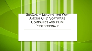 Leading the Way Among CFD Software Companies and PDM Professionals