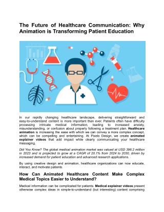 The Future of Healthcare Communication_ Why Animation is Transforming Patient Education