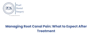 Managing Root Canal Pain What to Expect After Treatment