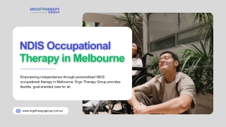 Independent Living Support with NDIS Therapy Melbourne