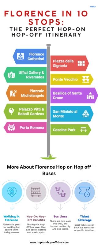 Explore Florence in 10 Must-Visit Stops with the Hop On Hop Off Bus