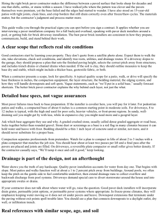 Top Signs You’ve Found the Right Brick Paver Contractor