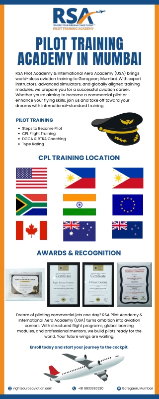 RSA Pilot Training Academy in Mumbai