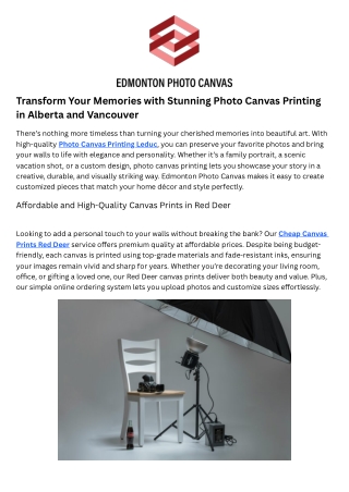 Cheap Canvas Prints Red Deer