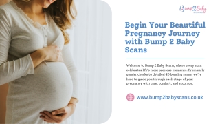 Begin Your Beautiful Pregnancy Journey with Bump 2 Baby Scans