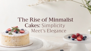 The Rise of Minimalist Cakes Simplicity Meets Elegance