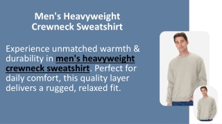 Men's Heavyweight Crewneck Sweatshirt