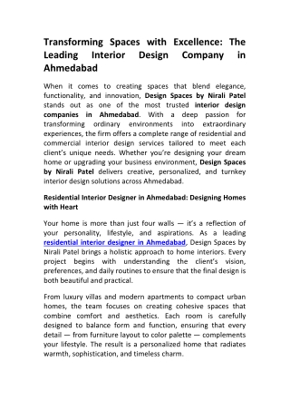 Creative Interior Designers Ahmedabad Design Spaces by Nirali Patel