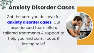 Anxiety Disorder Cases